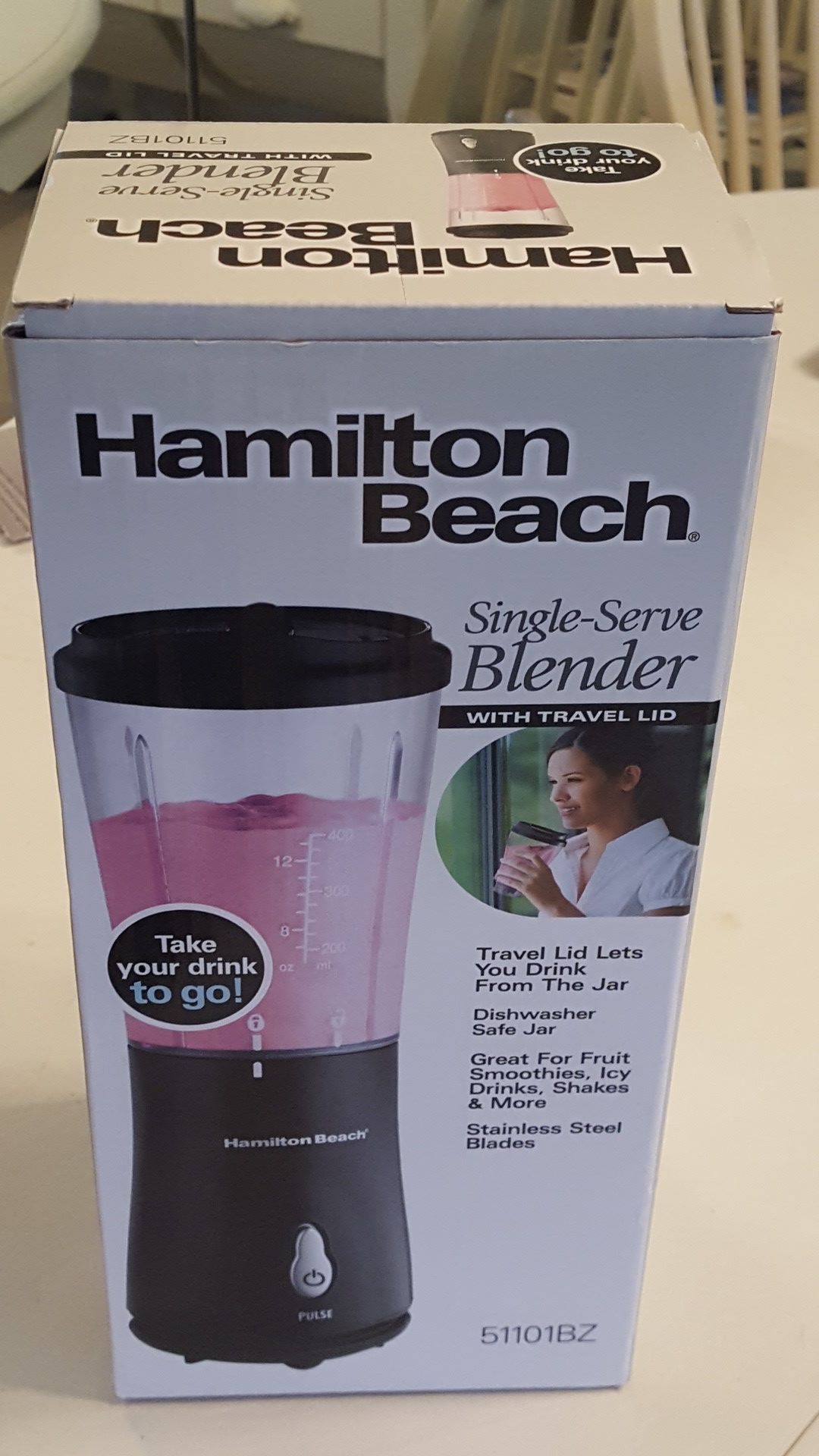 Hamilton Beach single-serve blender. Never used