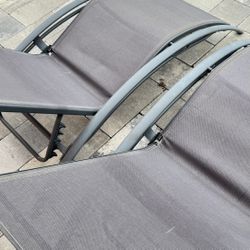 Set Of 2 Outdoor Patio Lounge Chairs