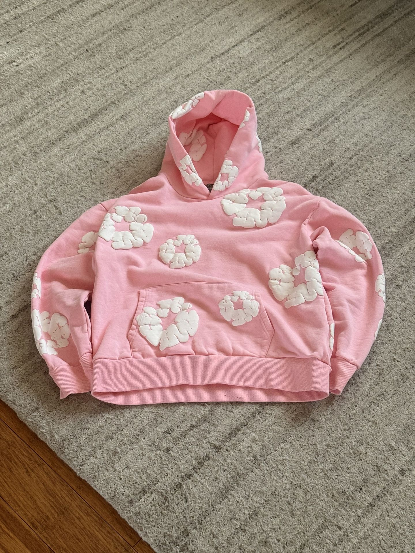 Denim Tears the Cotton Wreath Hoodie Pink