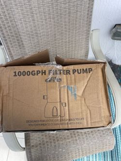 1000GPH Filter Pump