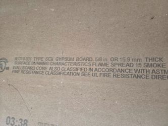 Sheetrock
