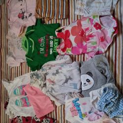 12m Babygirl Clothes $10
