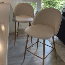 26“ Set of 2 Benoni Upholstered Bar Stools (Set of 2)