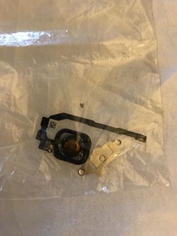 iPhone SE and 5S Home Button Replacement Parts with rubber gasket black