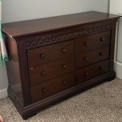 Children’s Solid Wood Dresser - BROWN