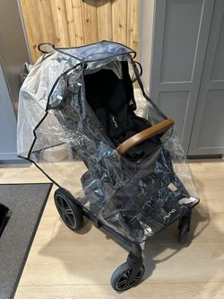 Nuna Stroller, Car seat Attachment, and Rain Cover