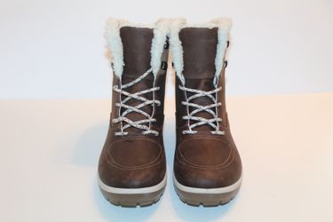 Ecco Trace Lite Oiled Nubuck Leather Waterproof Women’s Boots Size 8-8.5 NEW