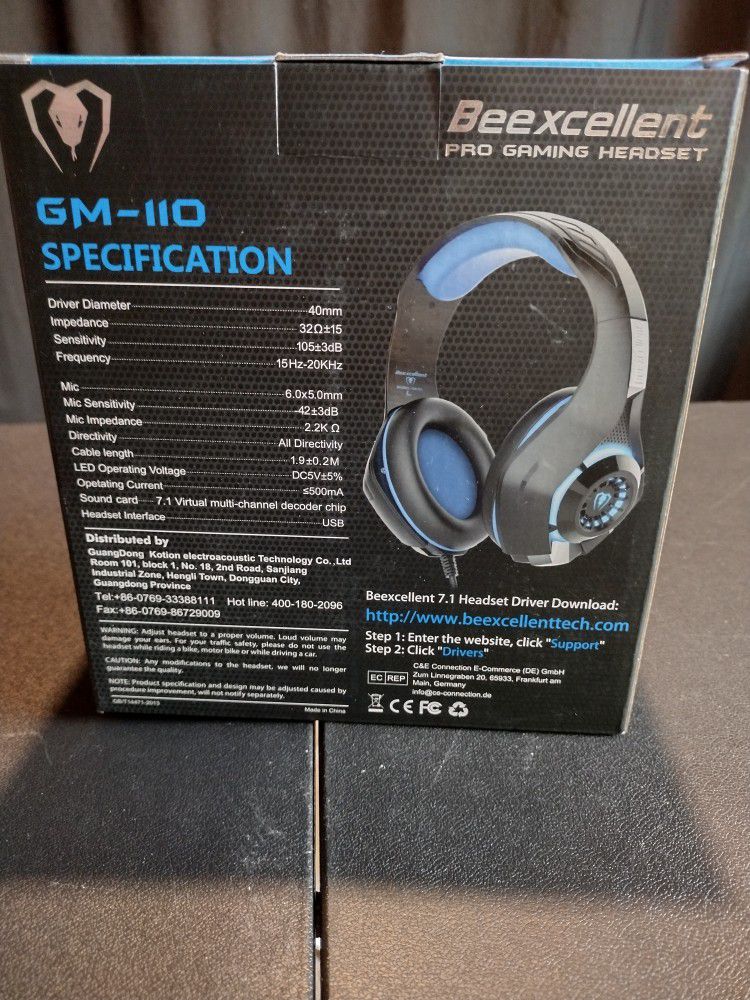 Bee Excellent Gm-110 Gaming Headset 