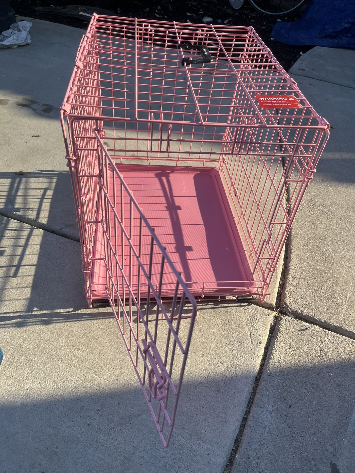 Pink Dog Cage 