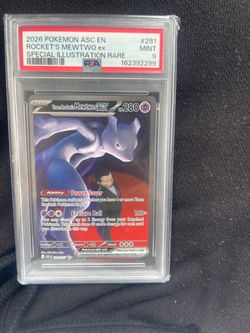 PSA 9 Rocket's Mewtwo ex Special Illustration Rare #281