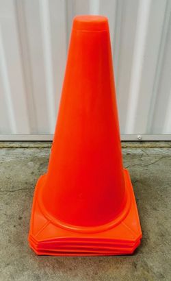 9 inch Sports/Agility Cones Orange (SET OF 12)