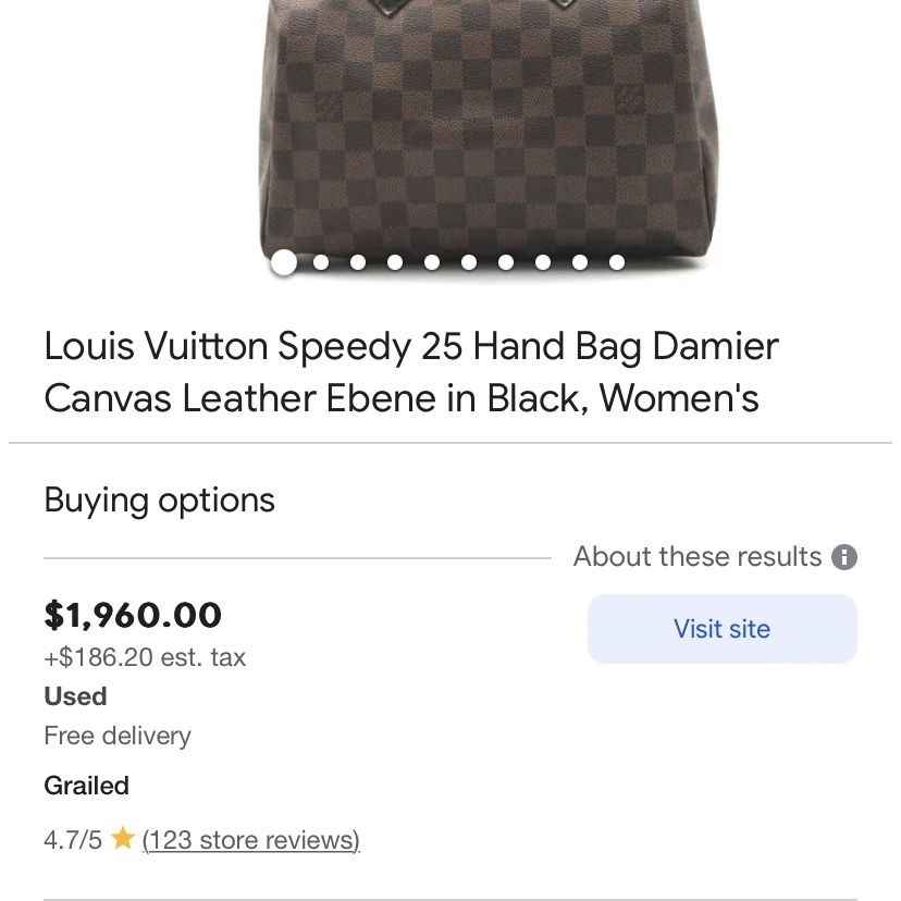 Louis Vuitton Speedy 25 Hand Bag Damier for Sale in Los Angeles