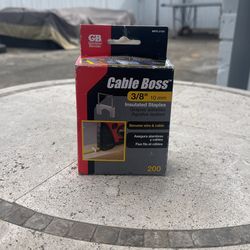 Cable Boss Insulated Staples 3/8in (10mm)