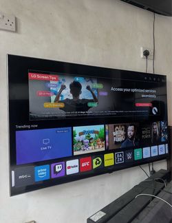 Lg 75 inches nanocell 120hz smart tv 4k