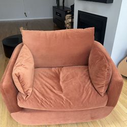 Oversized Swivel Chair