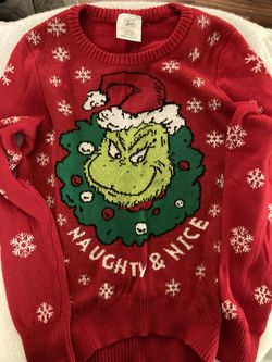Girls Christmas Sweater Size 10/12