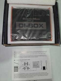 StudioMan DI-2 Dual Channel Passive DI Box