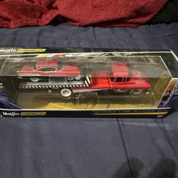 2020 Maisto Design 1957 Chevy Belair And 1957 Flatbed