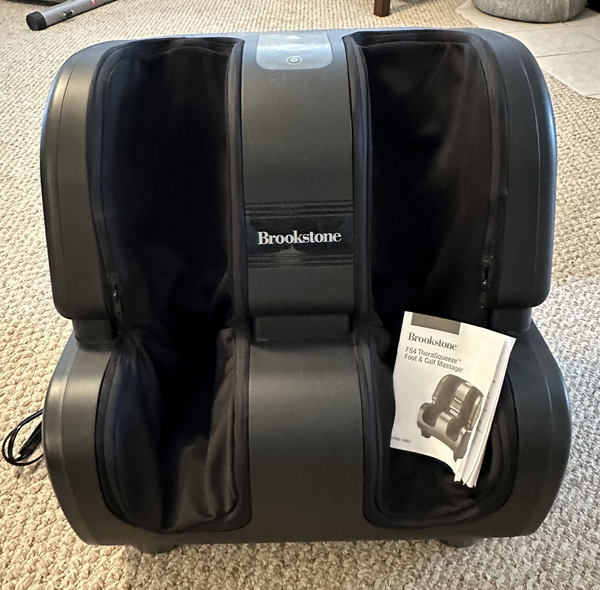 BROOKSTONE FS4 TheraSqueeze Foot & Calf Massager