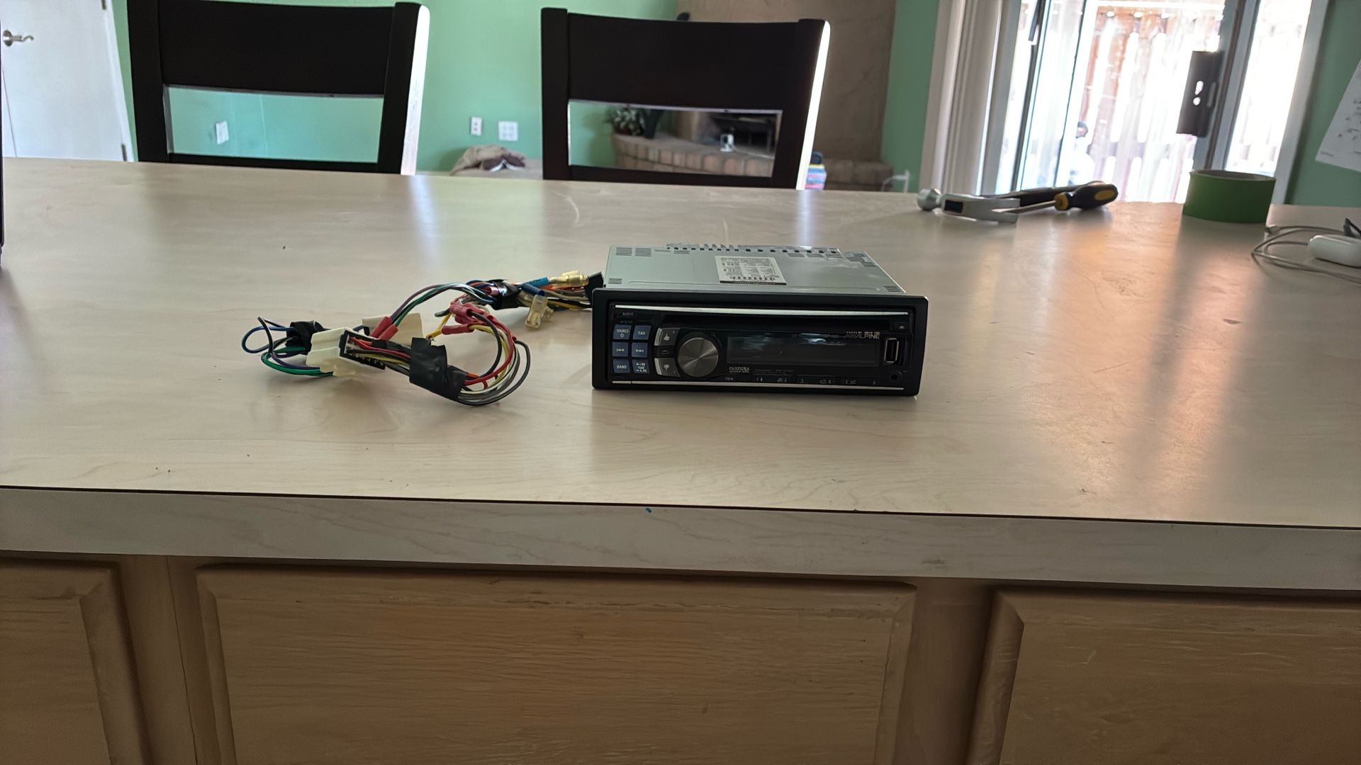 Old Alpine Car Radio