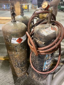 2 Acetylene tanks
