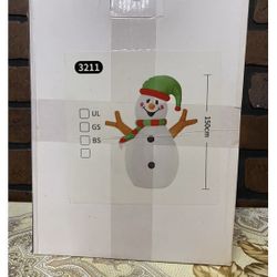 Inflatable Christmas Snowman  Yard Decoration
