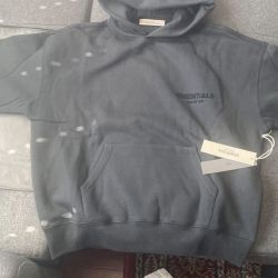 grey Size M Essentials Hoodie 