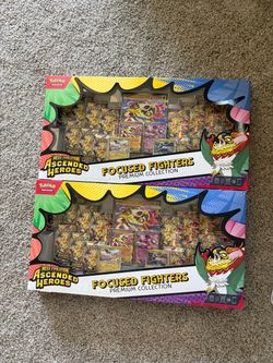 Pokémon Focused Fighters Premium Collection Box x2