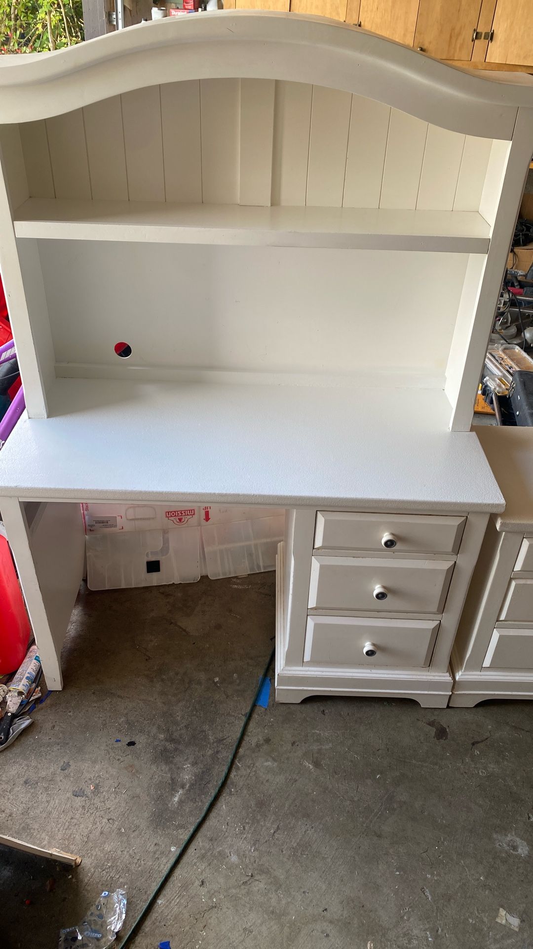 Desk And Night Stand