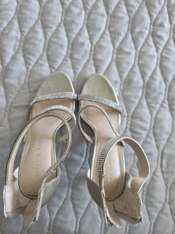 Gold Shimmer Heels