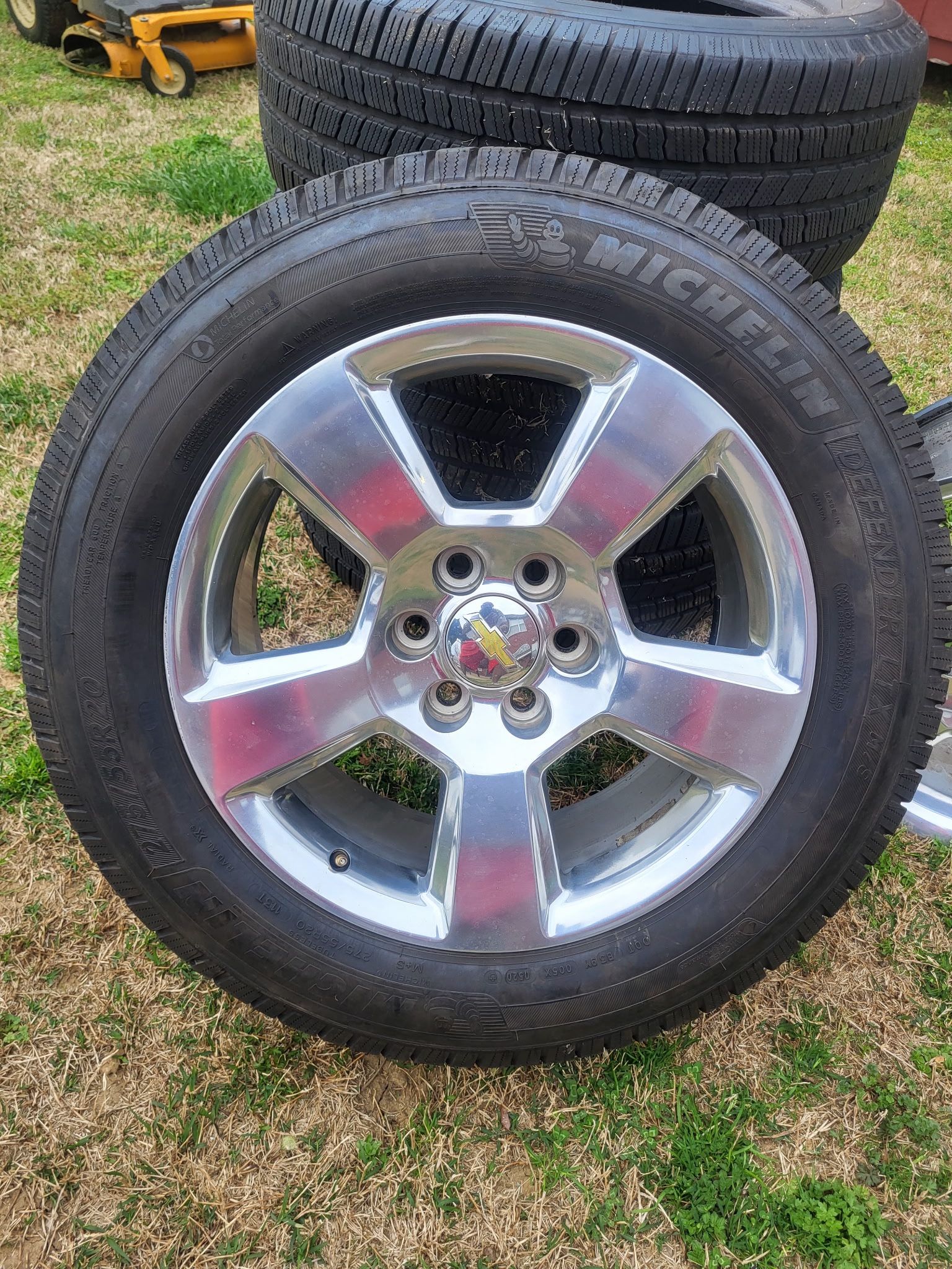 Full Set Michelin Tires & Chevy 20 Inch Rims