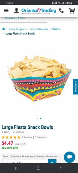 Large Fiesta Bowls