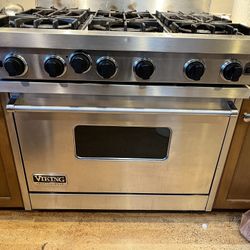 Viking 6 Burner Commercial Gas Range