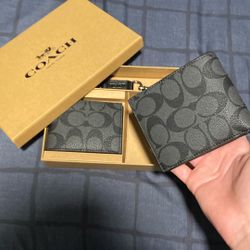 Coach Boxed 3 In 1 Wallet Gift Set