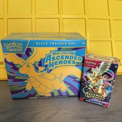 Pokemon Ascended Heroes Elite Trainer Box & Booster Bundle Pack