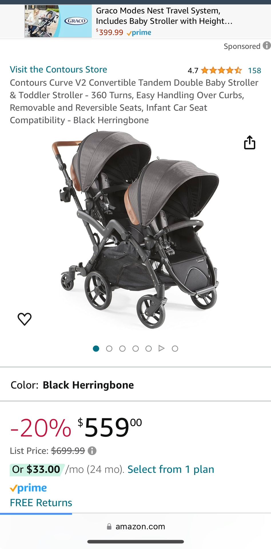 Double Stroller 