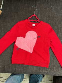 Carter's Kids Red Heart Knit Sweater