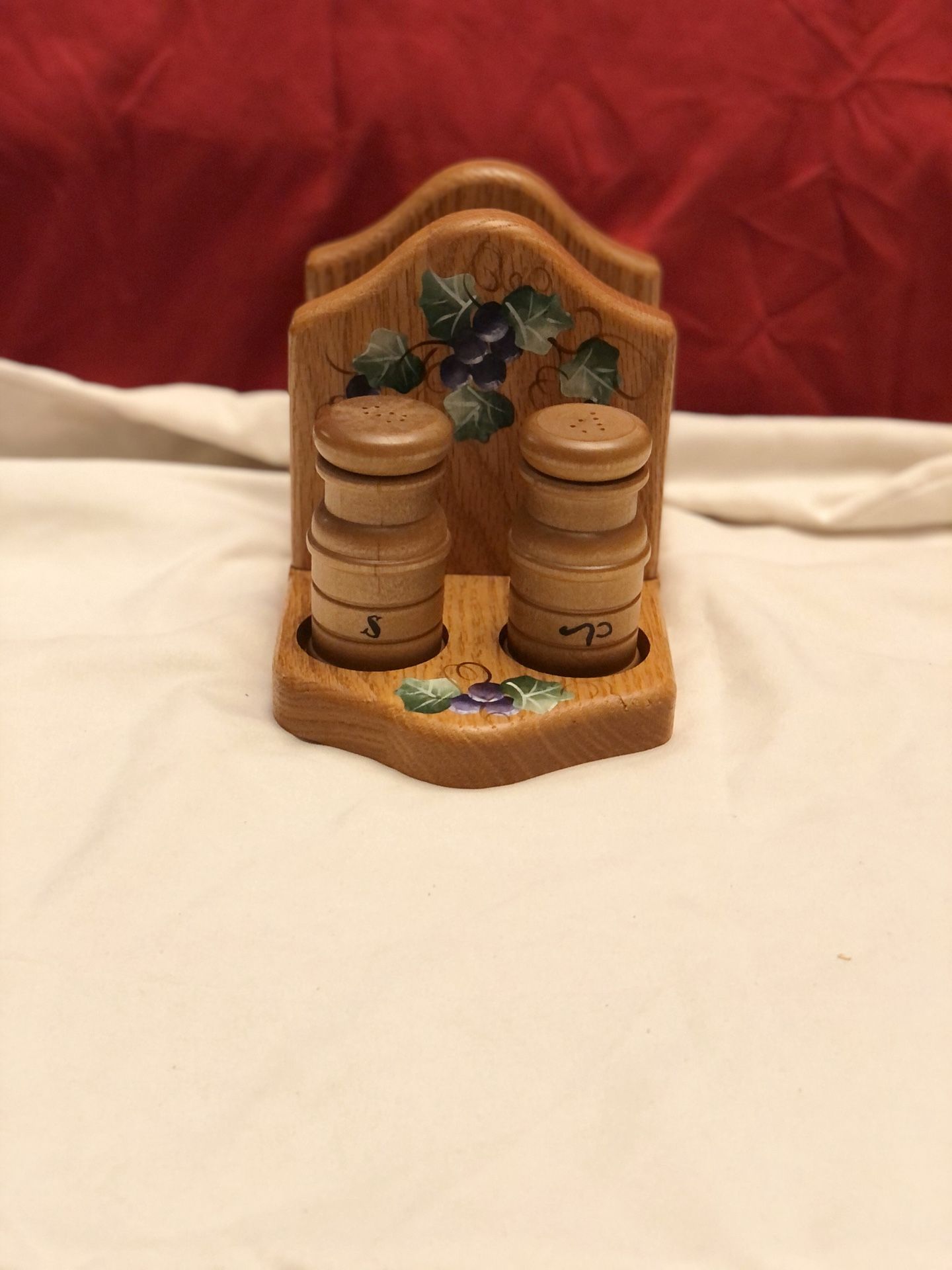Vintage Table Caddy and Shakers
