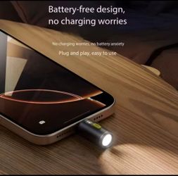 Mini Phone Plug-In Flashlight