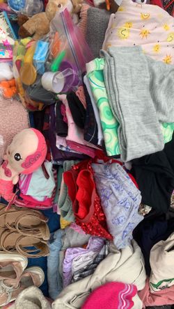 Girls Size 5 - 10 Clothing Shoes Lot And Some Toys