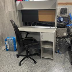 Office table and chair 