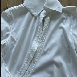 Exclusive Alexander McQueen Button Up White Shirt Size S