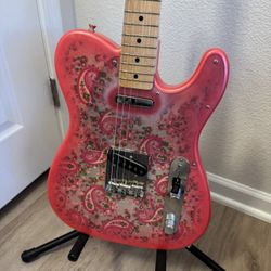Fender Pink Paisley Telecaster Electric Guitar