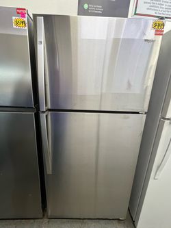 Whirlpool Stainless Steel Top Freezer Refrigerator