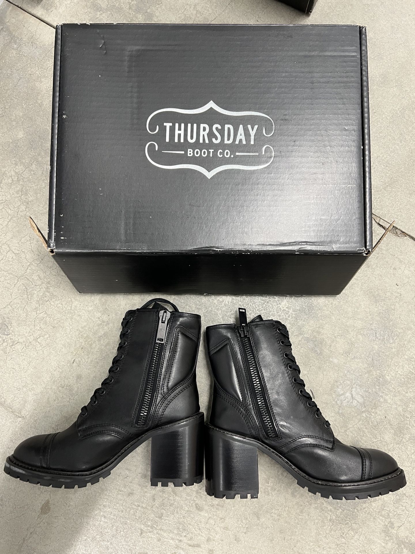 Thursday Boots - Black Rebel Boot - Womens 7