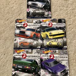 HOT WHEELS CAR CULTURE JAPAN 2 HISTORICS SET