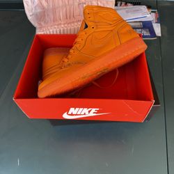 Orange Nike Jordan 1’s