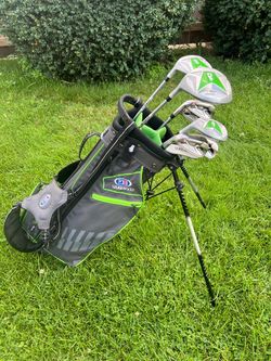 US Kids Golf DV3 complete LH golf set.