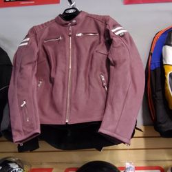 Women motorcycle jacket size large brand new high quality real leather Joe rocket 92 street jacket