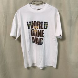 BAPE World Gone Mad Overlap Tee
White